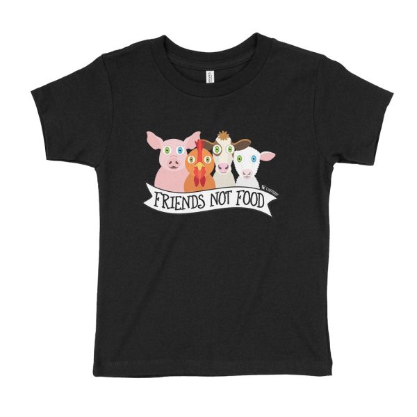 Friends Not Food  Vegan Kids T-Shirt Online now