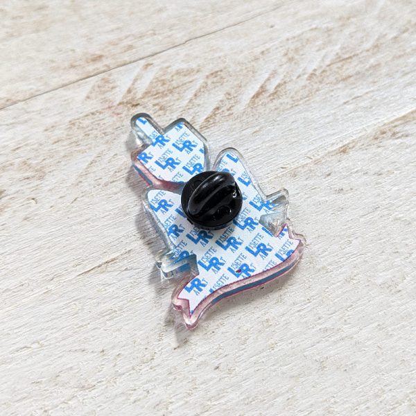 Hanukitty  Recycled Acrylic Hanukkah Cat Pin Hot on Sale