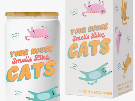 Your House Smells Like Cats Candle Sale