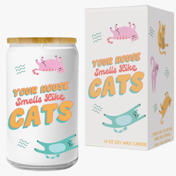 Your House Smells Like Cats Candle Sale