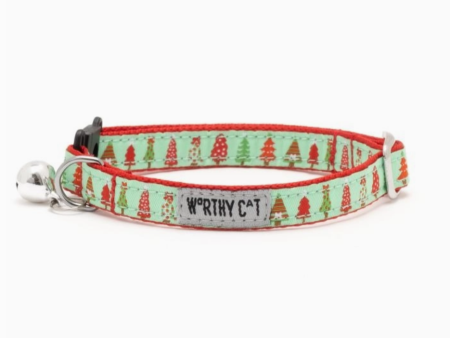 Holiday Trees Cat Collar Discount