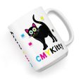 CMYKitty  Large Cat Coffee Mug Supply