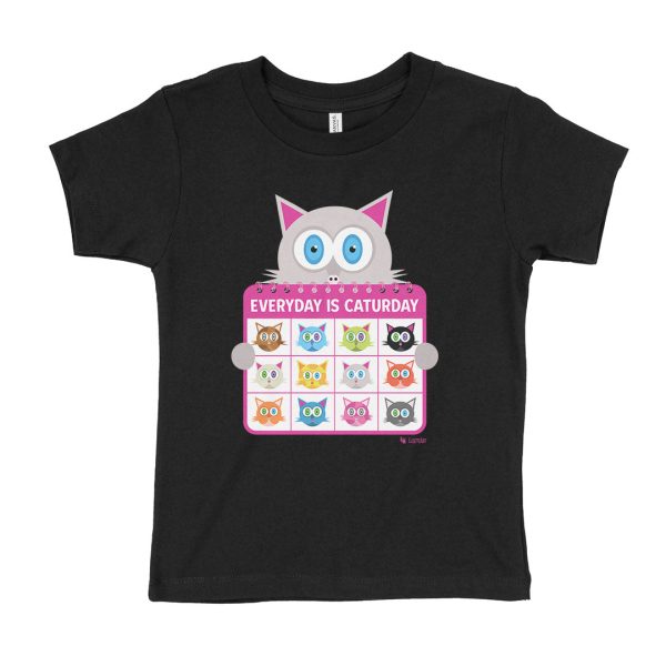 Everyday is Caturday  Kids Cat T-Shirt Online Sale