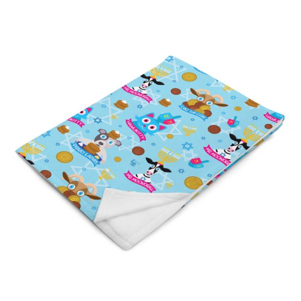 Hanukkah Friends  Hanukkah Animals Throw Blanket Cheap