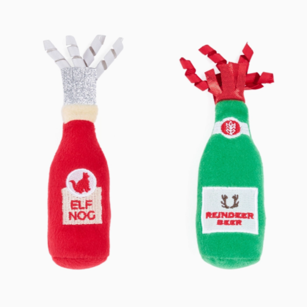 Reindeer Beer and Elf Nog Cat Toys Supply