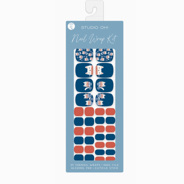 Knitting Kitties Pedi Nail Wrap Kit Online Sale