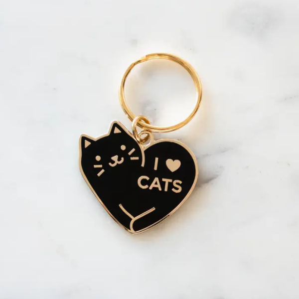 I Love Cats Keychain Fashion