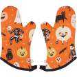 Halloween Oven Mitts (Set Of 2) For Sale