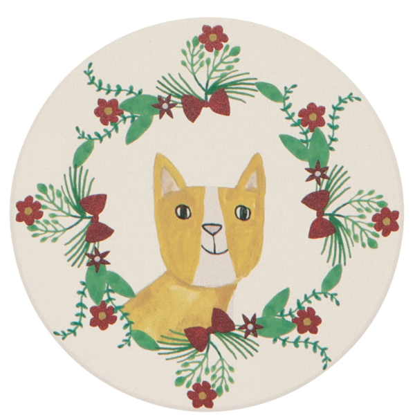 Meowy Christmas Coasters (Set of 4) Cheap