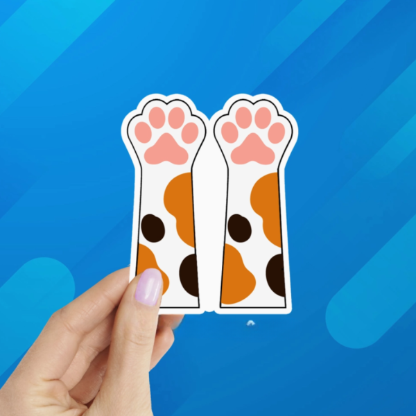 Toe Beans Sticker - Calico Cat Fashion