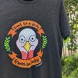 Respect the Turkey  Vegan Unisex Tri-blend T-Shirt Supply