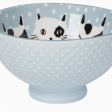 Porcelain Cat Bowls Serving (Set of 3) Discount