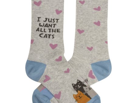 I Just Want All The Cats Socks Cheap