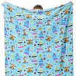 Hanukkah Friends  Hanukkah Animals Throw Blanket Cheap