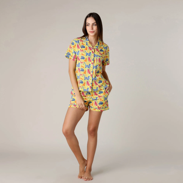 Happy Cats PJ Set Hot on Sale