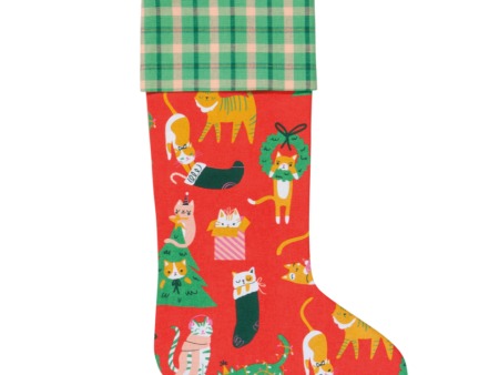 Let It Meow Christmas Stocking For Sale