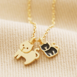 Kitten And Cat Necklace Cheap