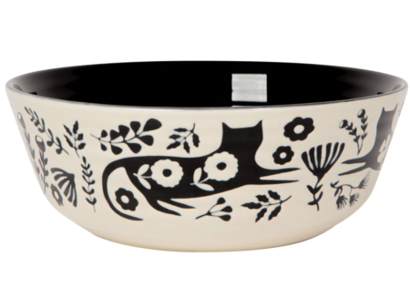 In Bloom Black Cat Bowl For Cheap