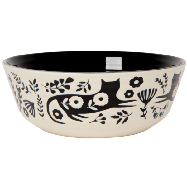 In Bloom Black Cat Bowl For Cheap