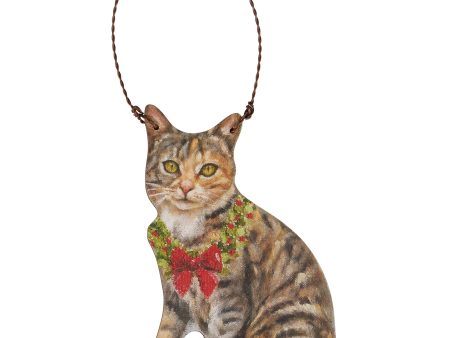 Tabby Cat Christmas Tree Ornament Online Hot Sale