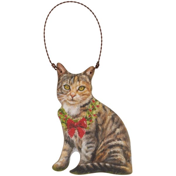 Tabby Cat Christmas Tree Ornament Online Hot Sale