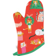 Let It Meow Cat Christmas Oven Mitts Set For Cheap