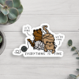 I m Fine Cat Sticker Cheap