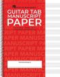 Guitar Tablature Manuscript Paper - Wire-Bound: Manuscript Paper Online