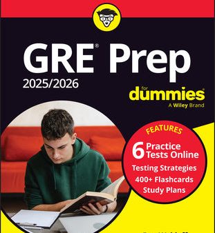 GRE Prep 2025 2026 for Dummies: Book + 6 Practice Tests + 400 Flashcards Online Discount