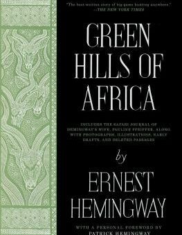 Green Hills of Africa on Sale