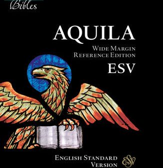 ESV Aquila Wide-Margin Reference Bible, Black Calf Split Leather, Red-Letter Text, Es744: Xrm Hot on Sale