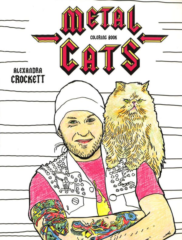 Metal Cats Coloring Book Hot on Sale