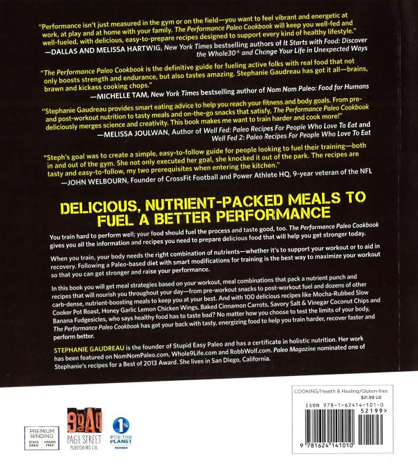 The Performance Paleo Cookbook: Recipes For Training Harder, Getting Stronger & Gaining The Competitive Edge Discount