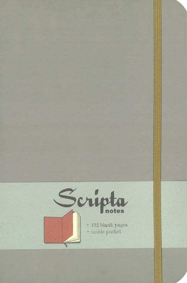 Scripta Notes: Grey (Large) Online Sale