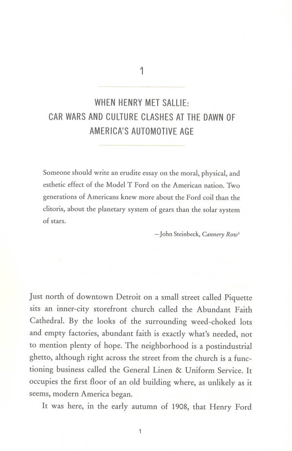 Engines Of Change: A History Of The American Dream In Fifteen Cars Sale